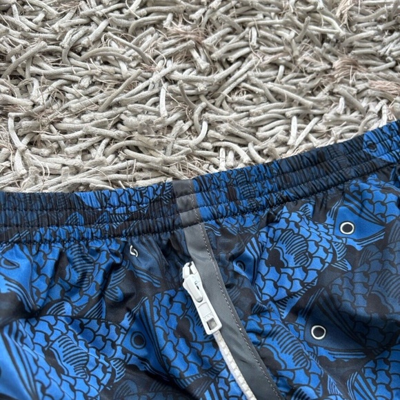 Robinson Les Bains Trunk Short Blue *FISH* Sz Large Men's - Picture 5 of 10